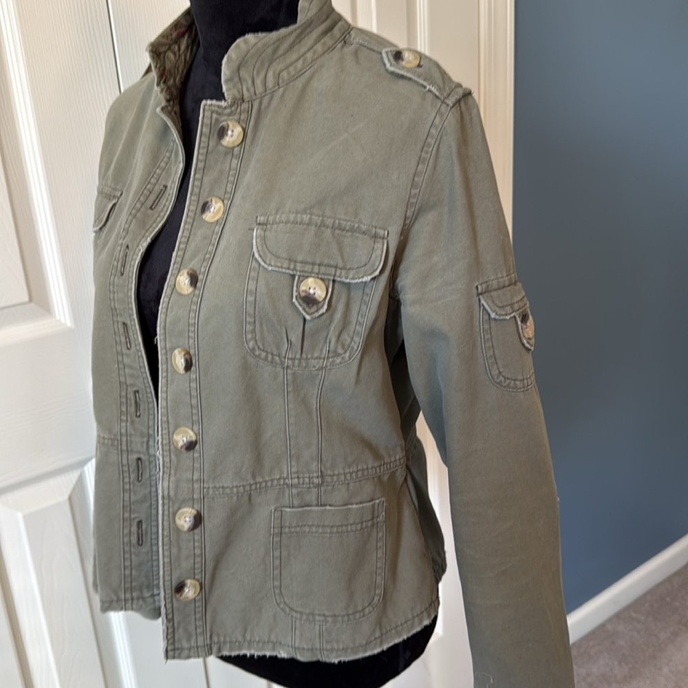 Jordache military style jacket juniors large 11/13